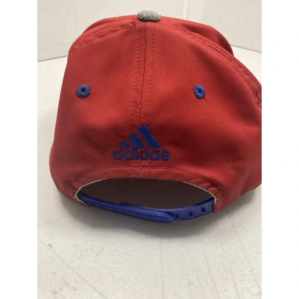 MLS FC Dallas Youth Red Soccer Hat‎ Cap Red Grey Flat Lid Unisex YOUTH